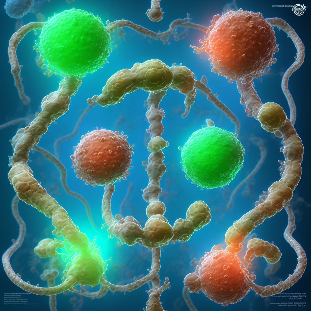 Unspecified nephritic syndrome with unspecified morphologic changes digital illustration