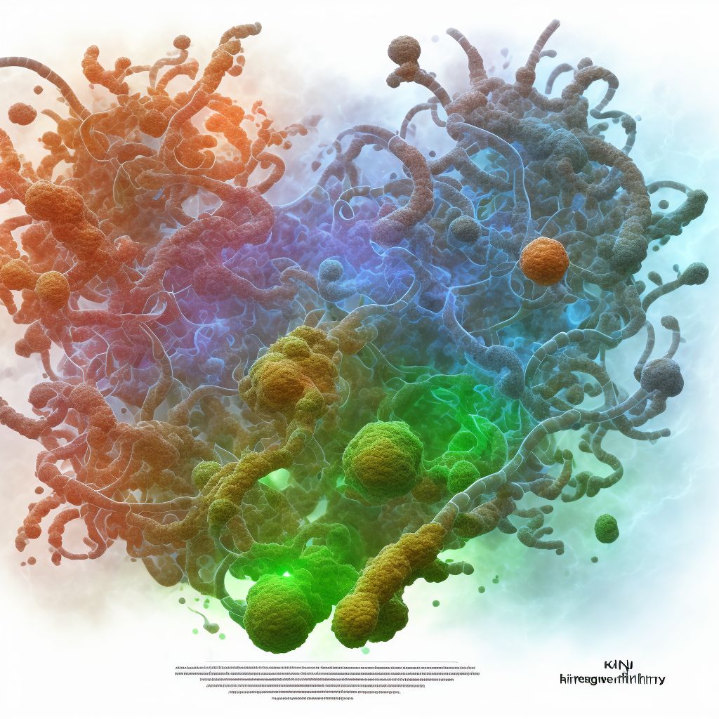 Hereditary nephropathy, not elsewhere classified with C3 glomerulonephritis digital illustration