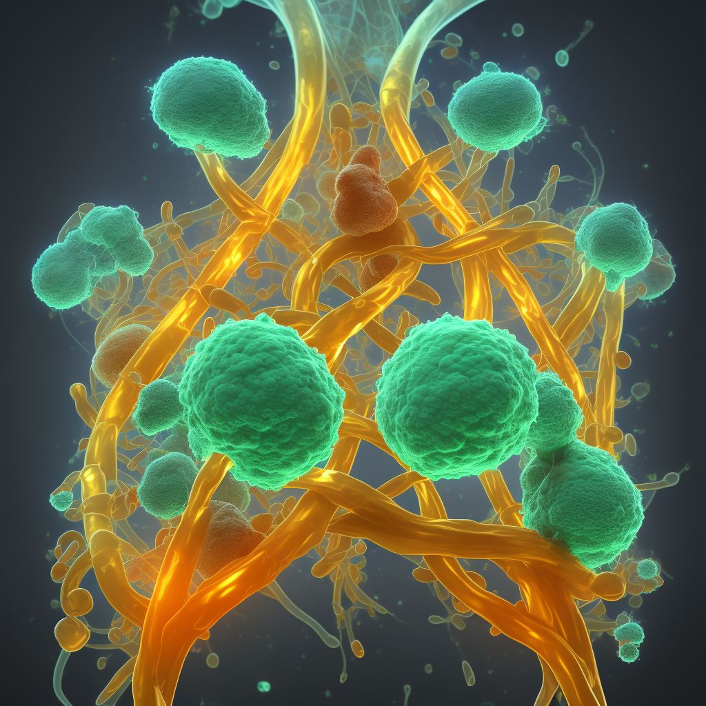 Nonobstructive reflux-associated chronic pyelonephritis digital illustration