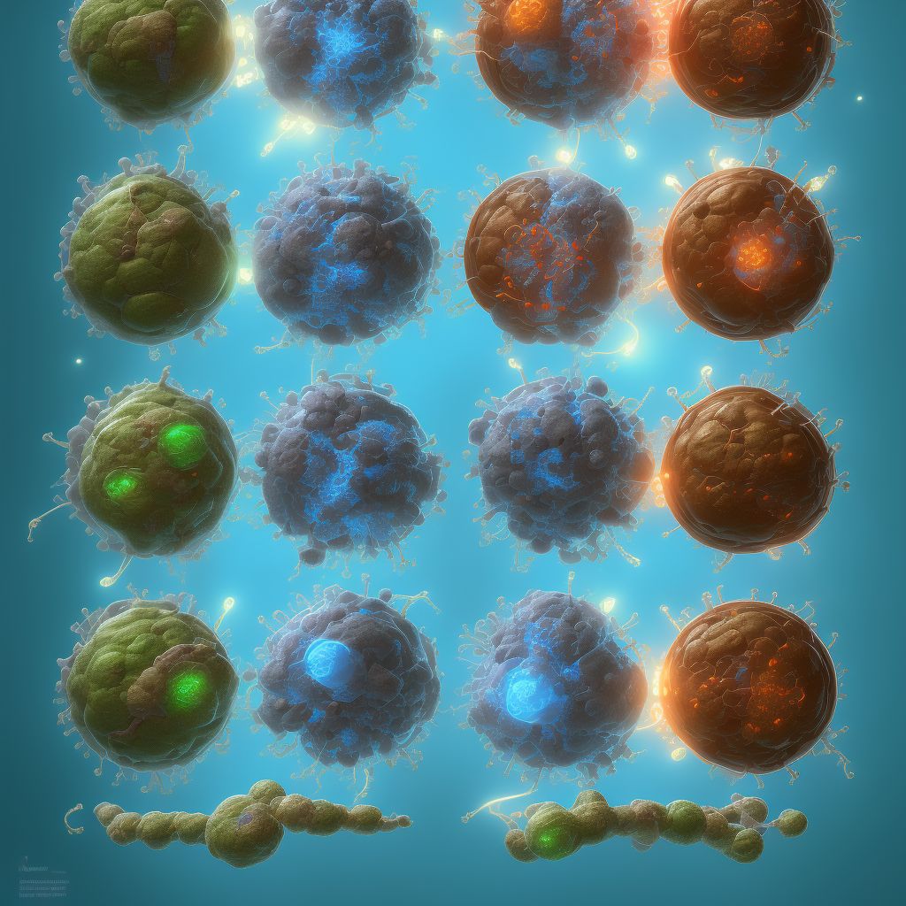 Chronic obstructive pyelonephritis digital illustration