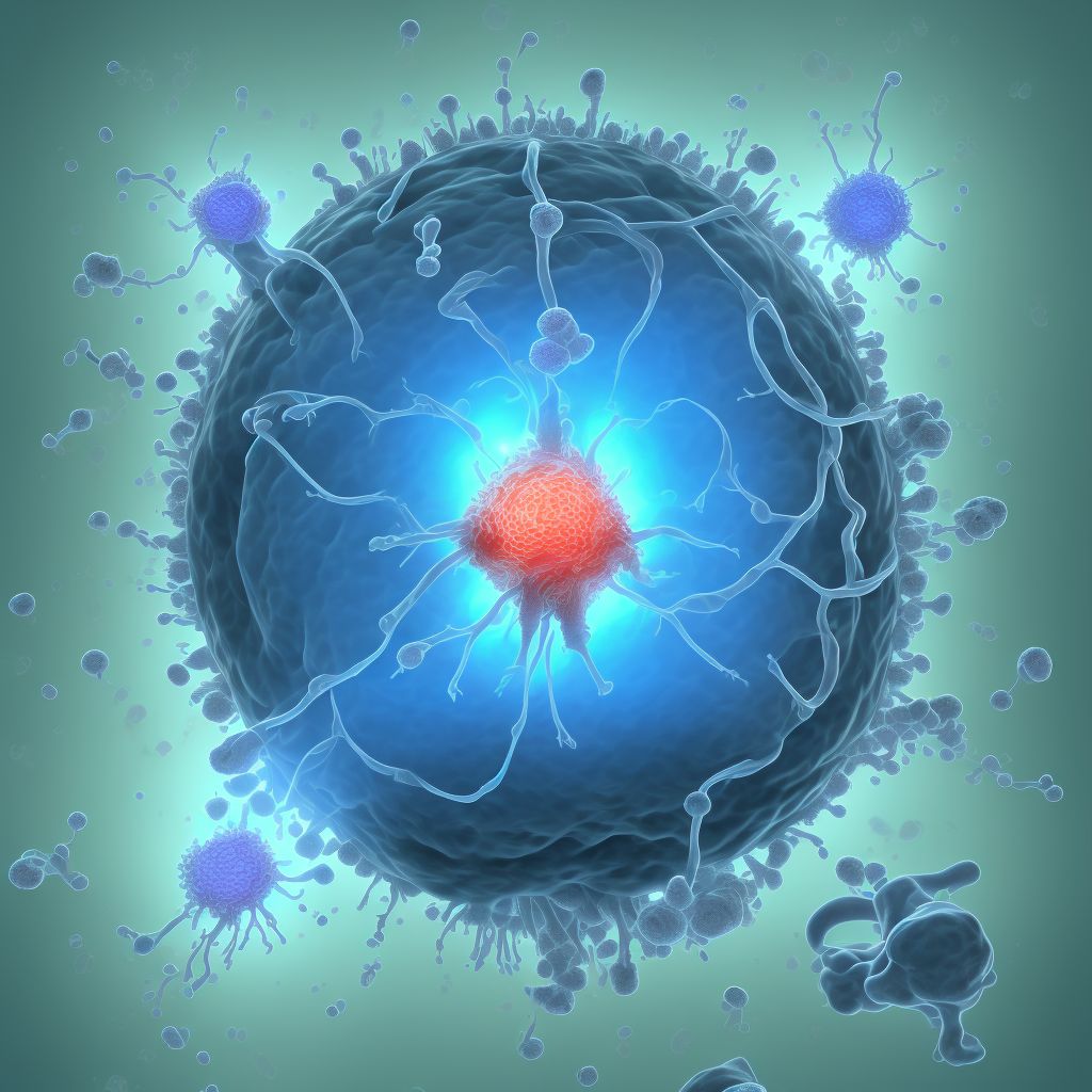 Hydronephrosis with renal and ureteral calculous obstruction digital illustration