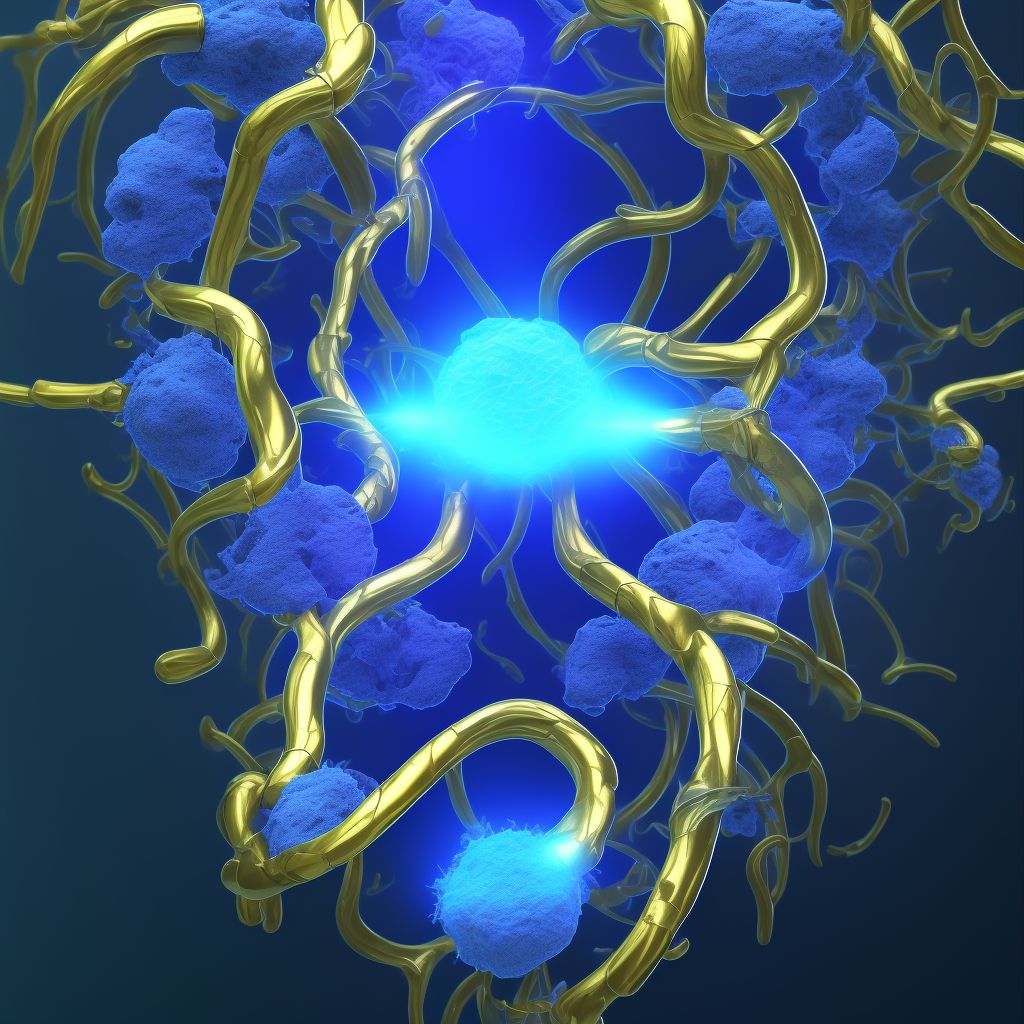 Postinfective anterior urethral stricture, not elsewhere classified, male digital illustration