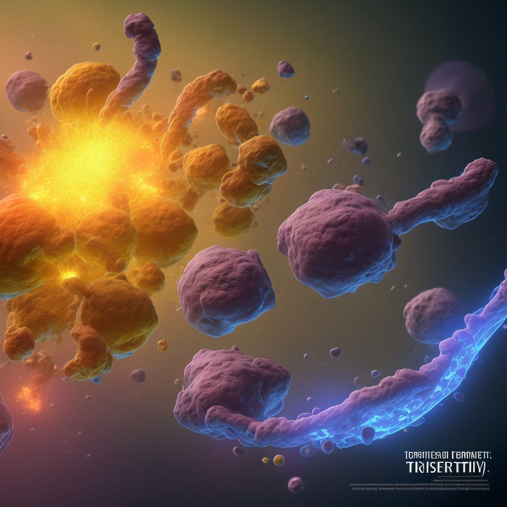 Torsion of appendix testis digital illustration