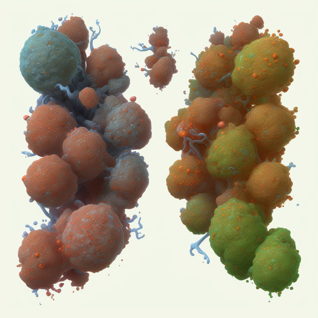 Inflammatory disorders of spermatic cord, tunica vaginalis and vas deferens digital illustration