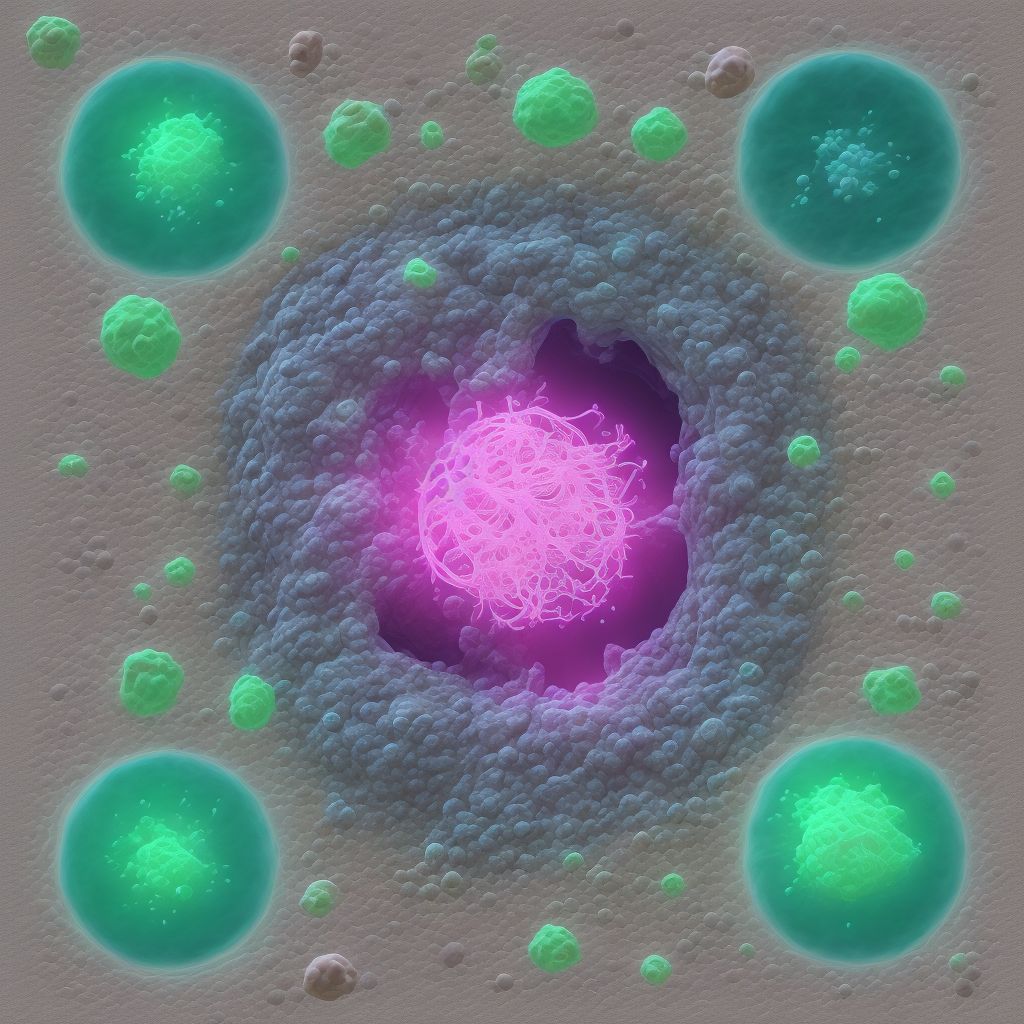 Unspecified lump in the right breast, lower outer quadrant digital illustration