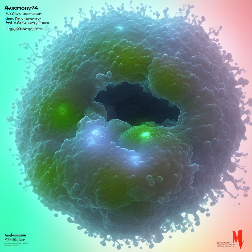 Adenomyosis of the uterus digital illustration