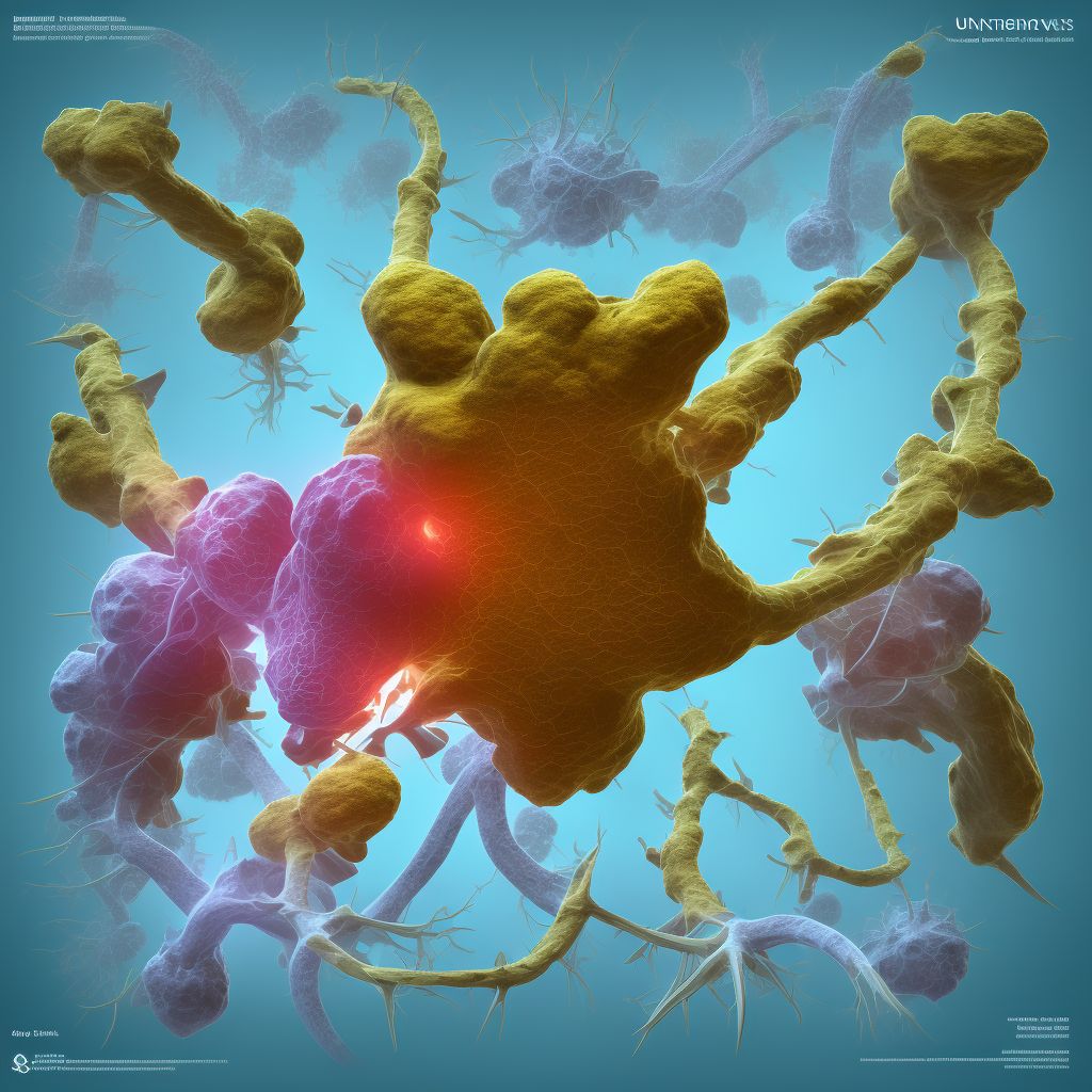 Endometriosis of bilateral pelvic brim, unspecified depth digital illustration