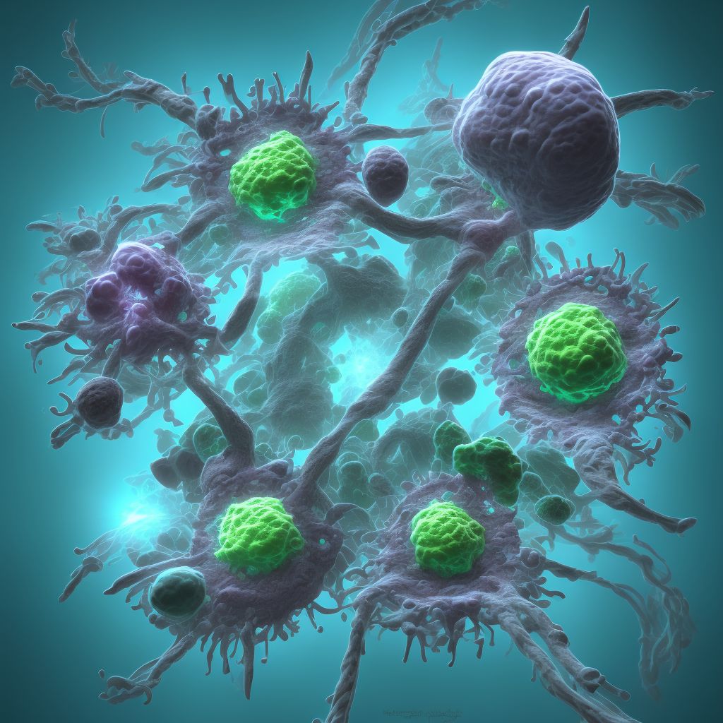 Torsion of ovary and ovarian pedicle, unspecified side digital illustration