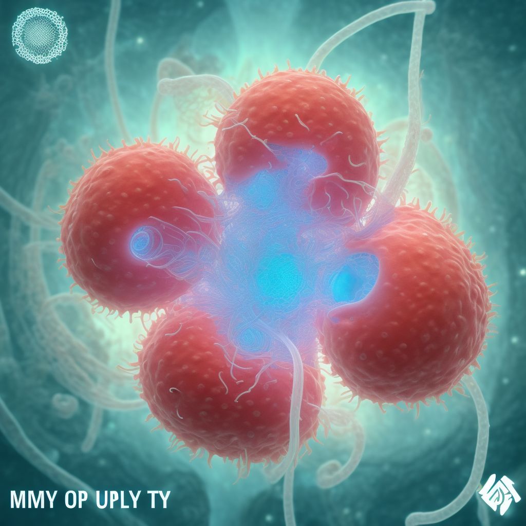 Polyp of corpus uteri digital illustration