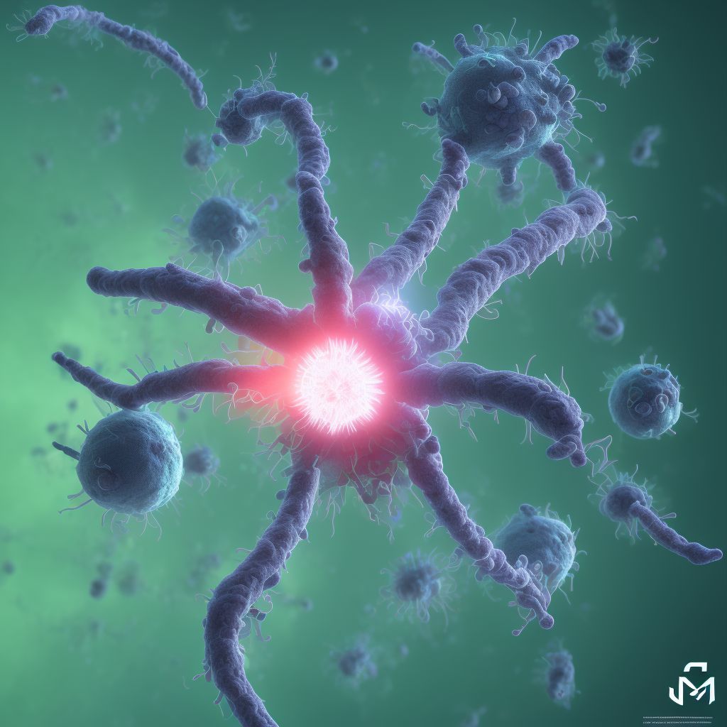 Infection associated with artificial insemination digital illustration