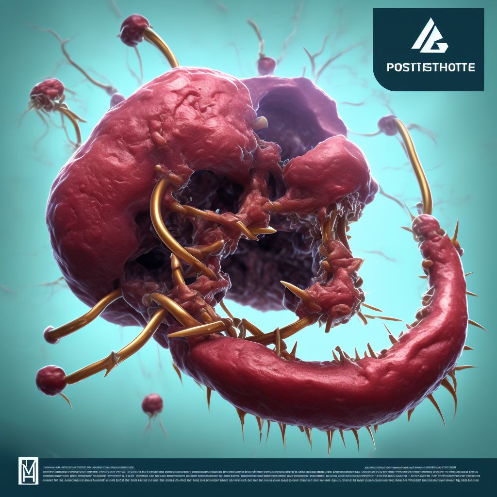 Postprocedural urethral stricture, male, meatal digital illustration