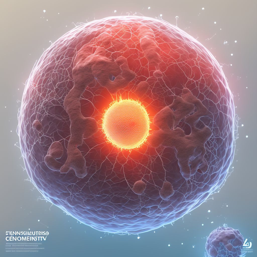 Stenosis of continent stoma of urinary tract digital illustration