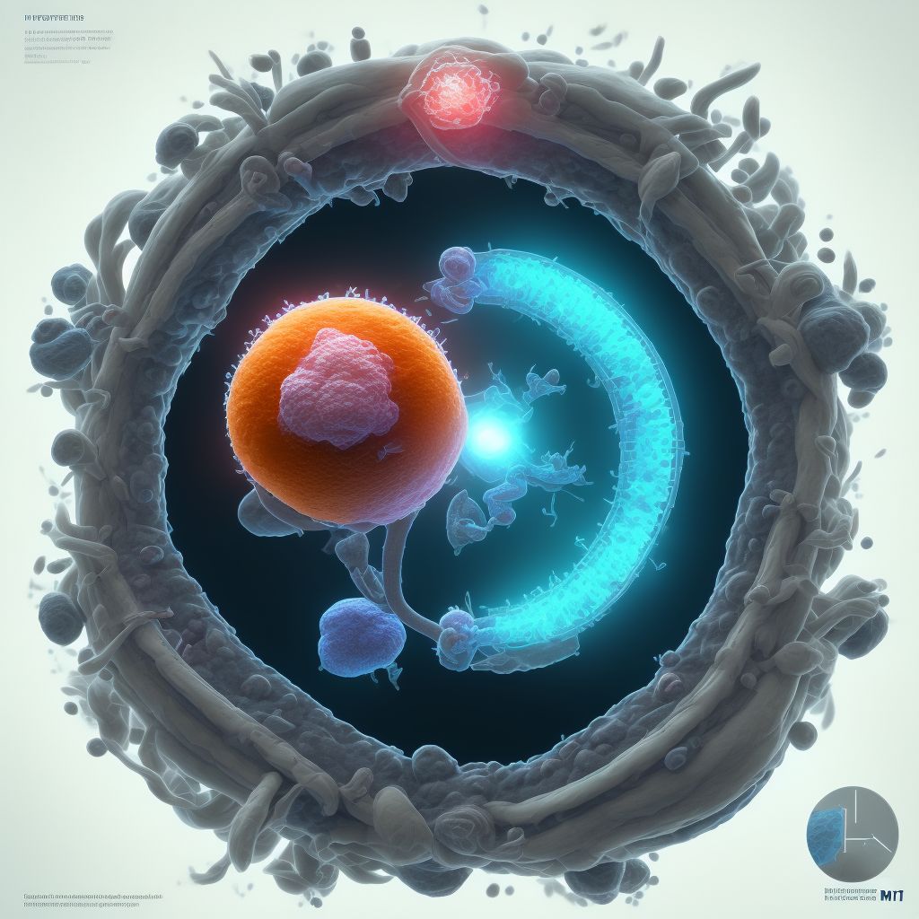 Unspecified maternal hypertension, second trimester digital illustration