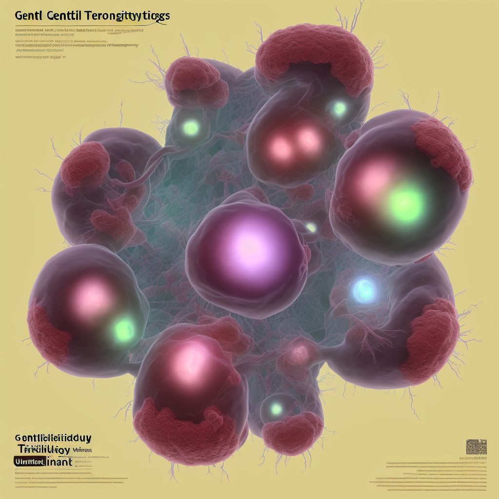 Genital varices in pregnancy, unspecified trimester digital illustration