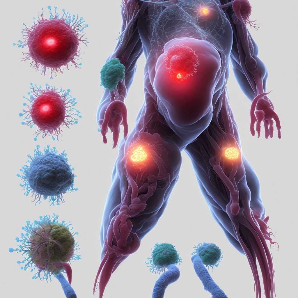 Deep phlebothrombosis in pregnancy, unspecified trimester digital illustration