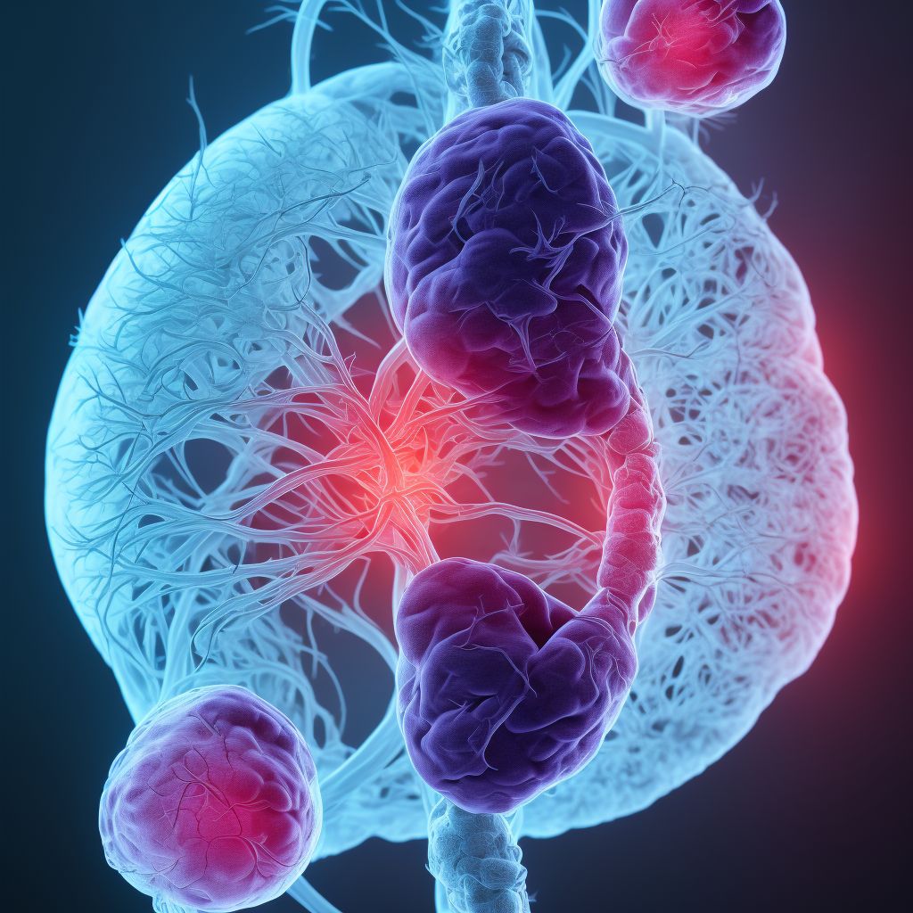 Cerebral venous thrombosis in pregnancy, unspecified trimester digital illustration