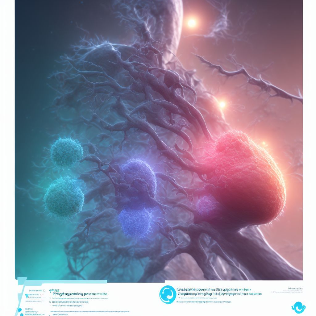 Salpingo-oophoritis in pregnancy, first trimester digital illustration