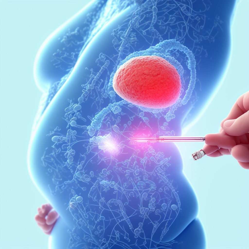 Gestational diabetes mellitus in pregnancy, controlled by oral hypoglycemic drugs digital illustration