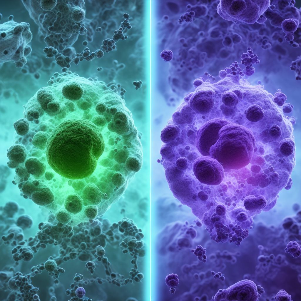 Abnormal cytological finding on antenatal screening of mother digital illustration