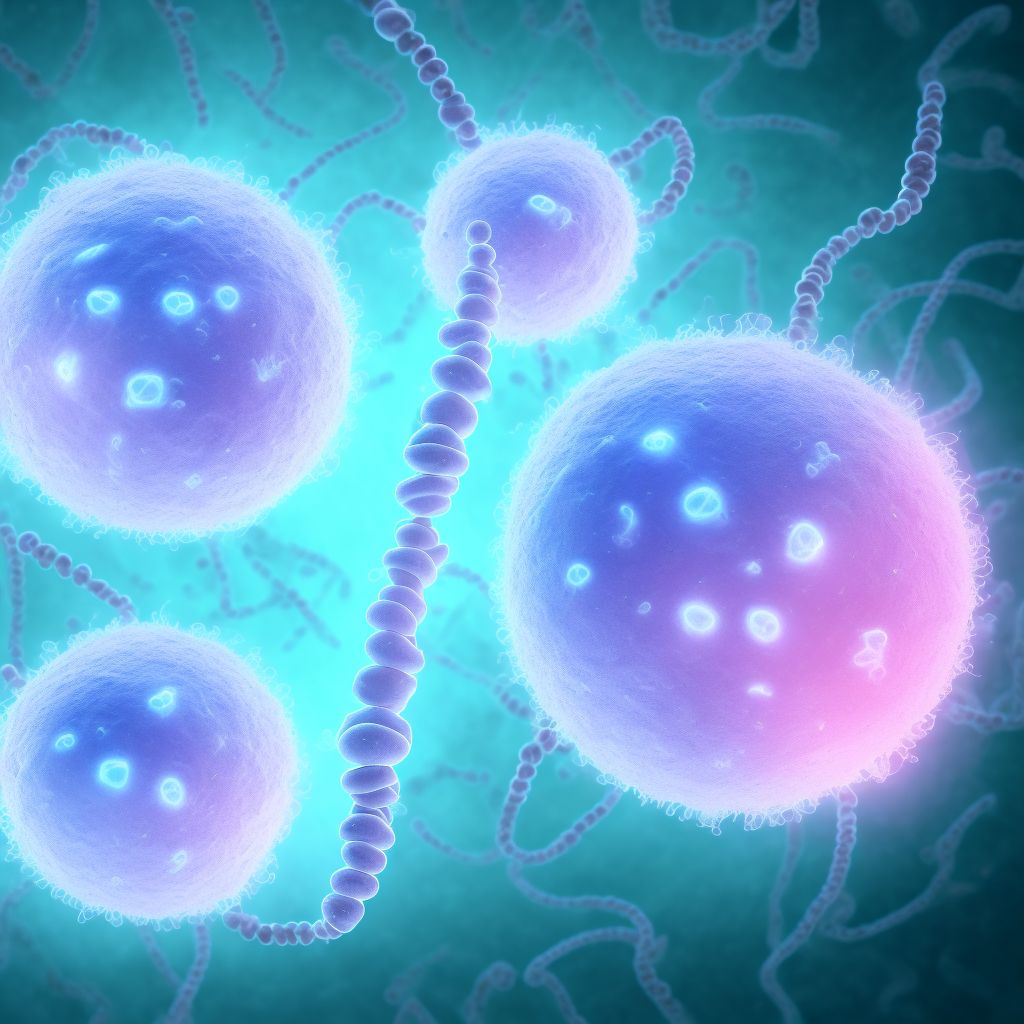 Abnormal chromosomal and genetic finding on antenatal screening of mother digital illustration