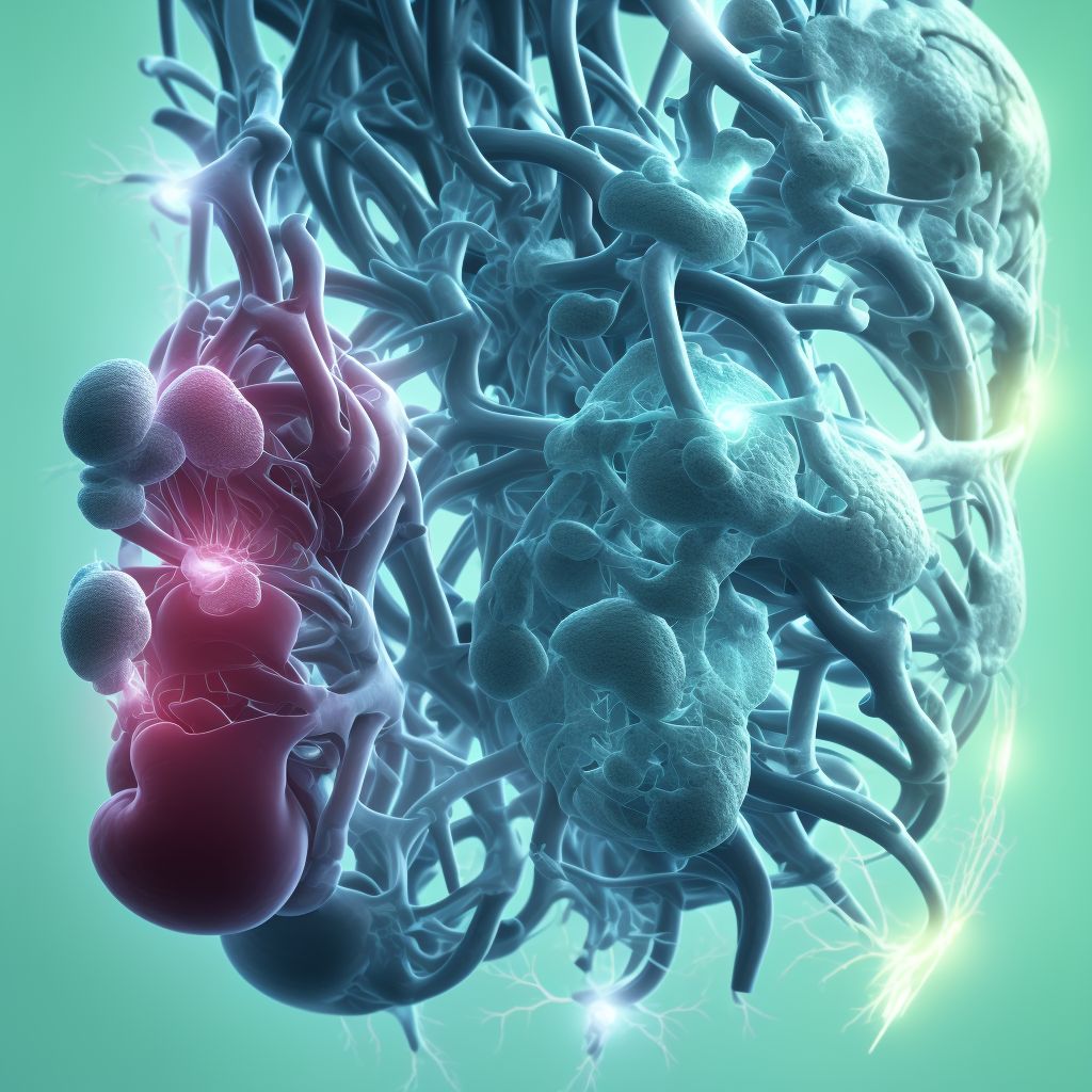 Other cardiac complications of anesthesia during pregnancy, unspecified trimester digital illustration