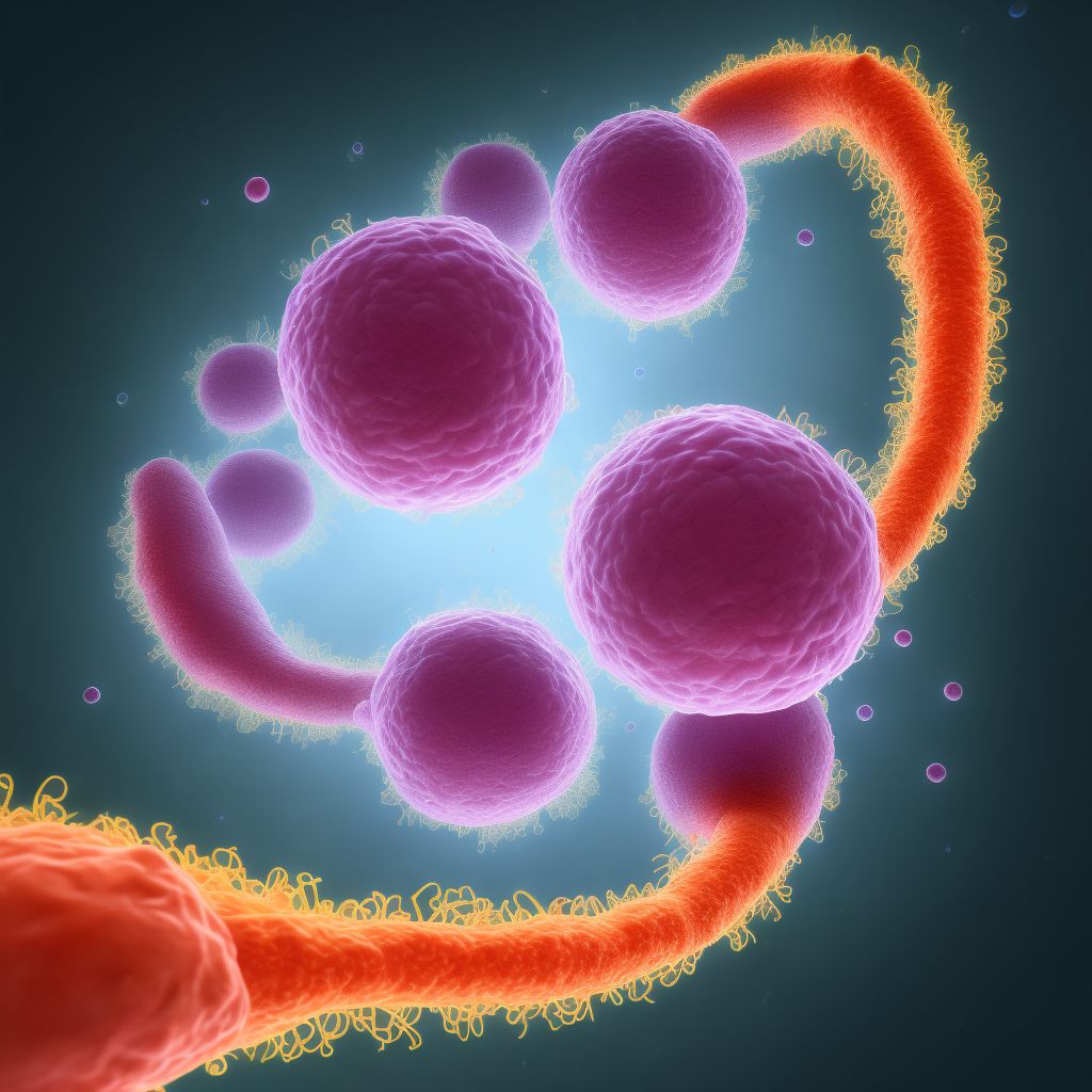 Triplet pregnancy with two or more monoamniotic fetuses, unspecified trimester digital illustration