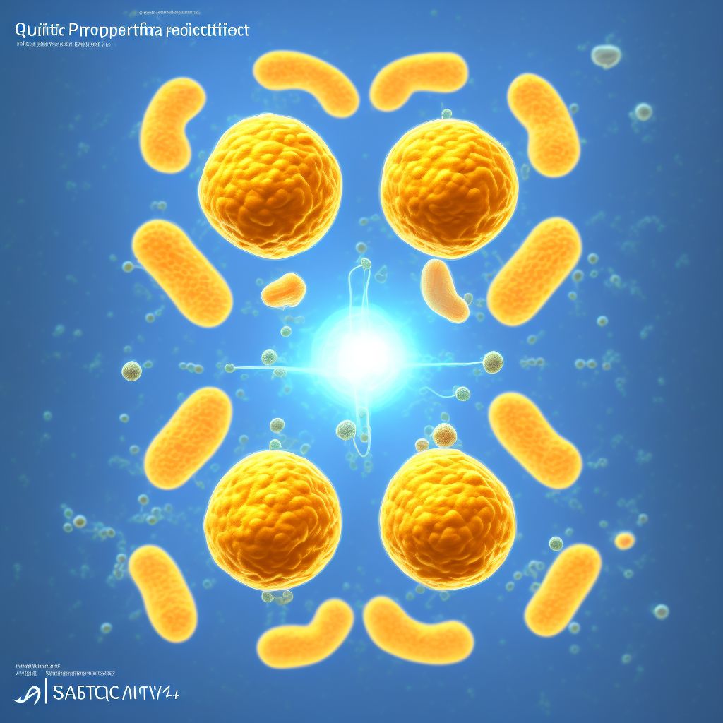 Quadruplet pregnancy, unspecified number of placenta and unspecified number of amniotic sacs, second trimester digital illustration