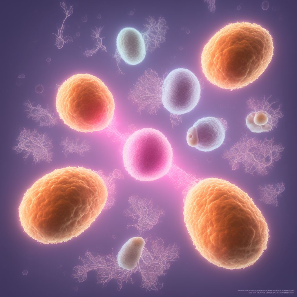 Quadruplet pregnancy with two or more monoamniotic fetuses, unspecified trimester digital illustration