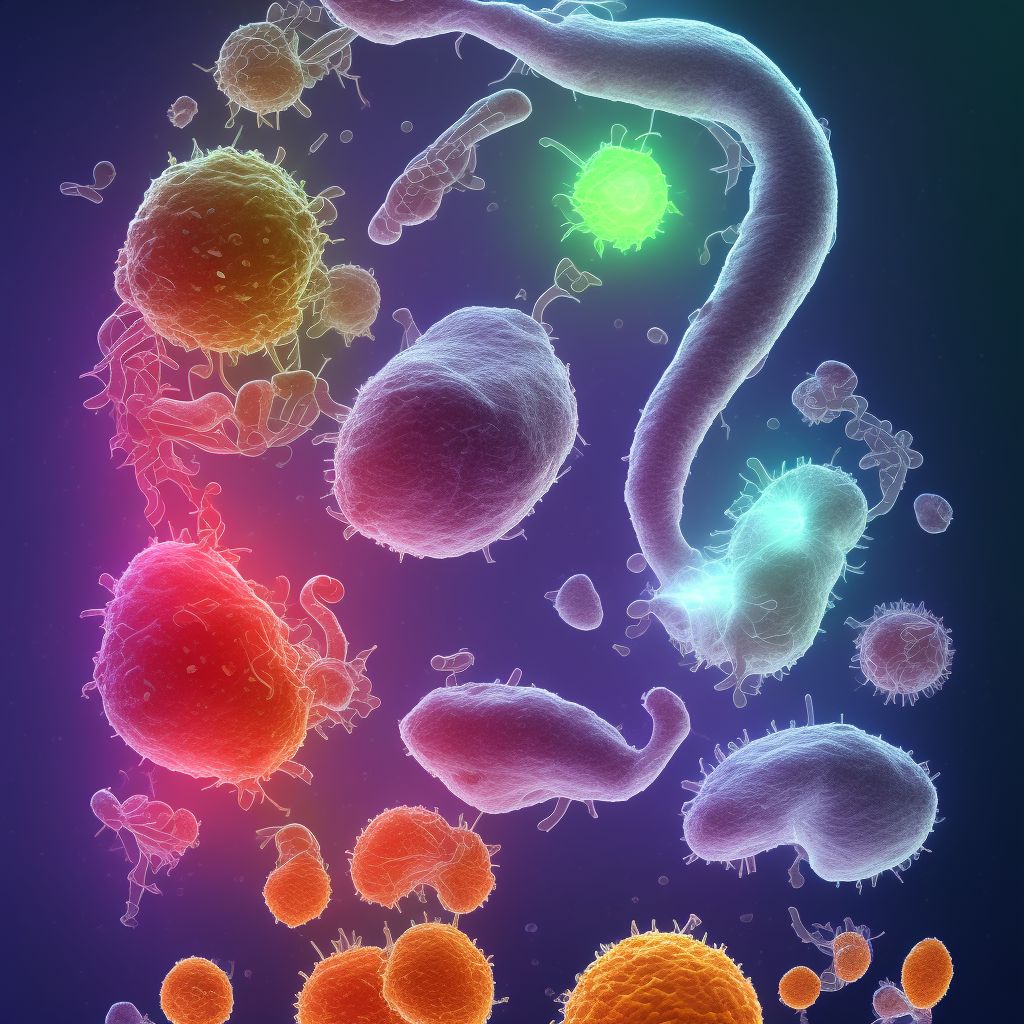 Other specified multiple gestation, unable to determine number of placenta and number of amniotic sacs, first trimester digital illustration