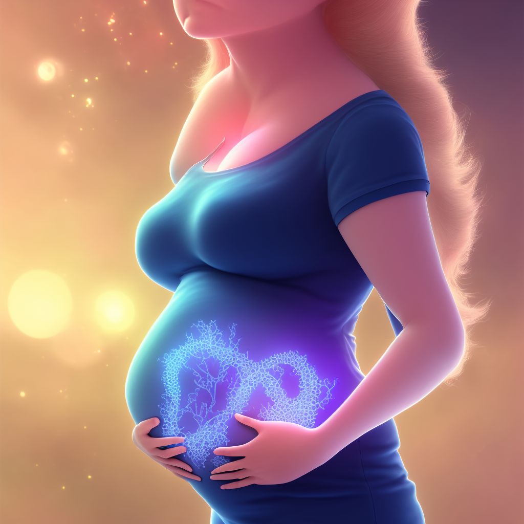 Continuing pregnancy after spontaneous abortion of one fetus or more, first trimester, not applicable or unspecified digital illustration