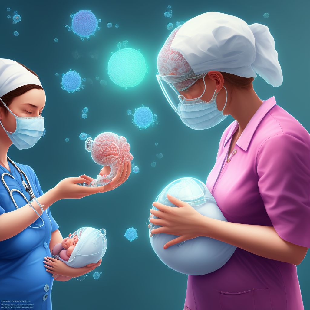 Maternal care for breech presentation, fetus 3 digital illustration