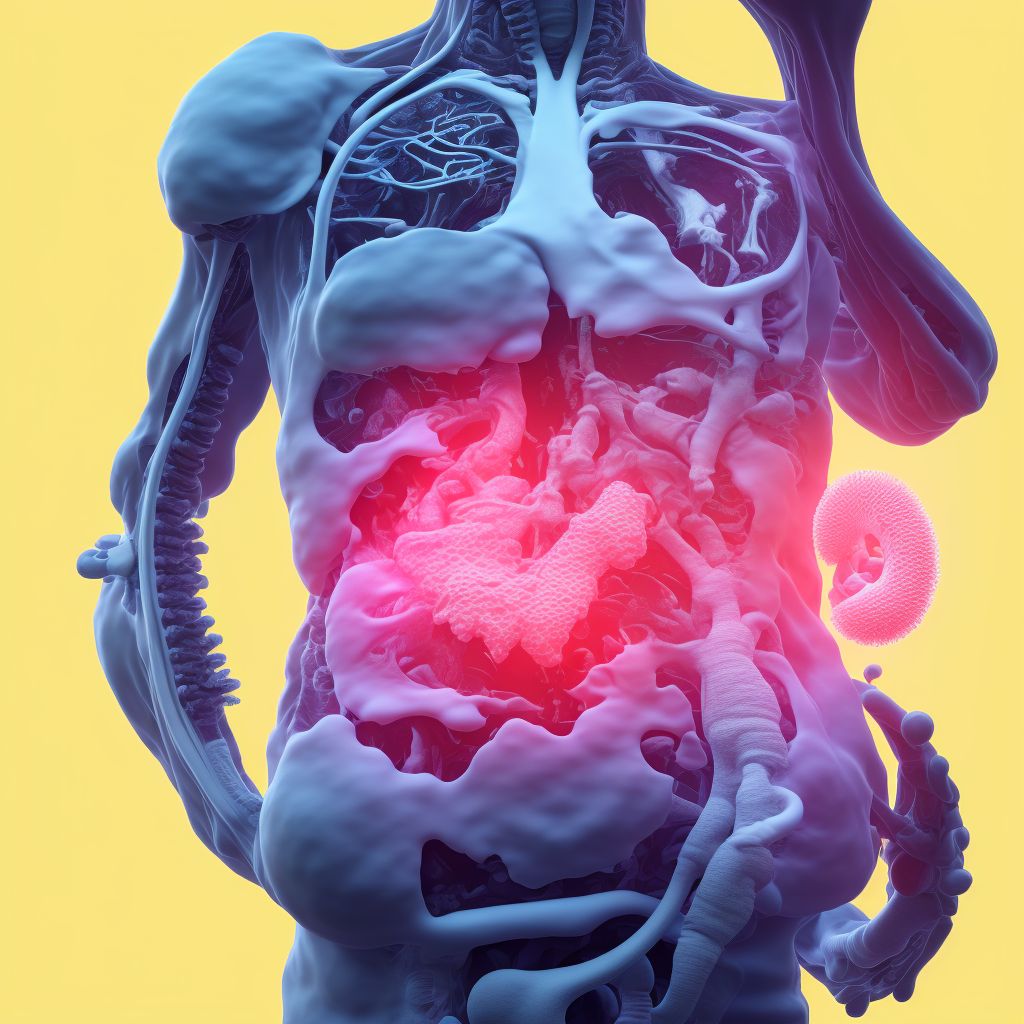 Maternal care for abnormality of pelvic organ, unspecified, third trimester digital illustration