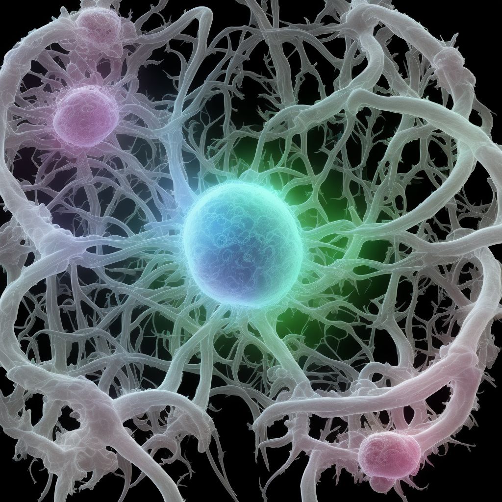 Maternal care for (suspected) central nervous system malformation or damage in fetus, hydrocephaly, fetus 5 digital illustration