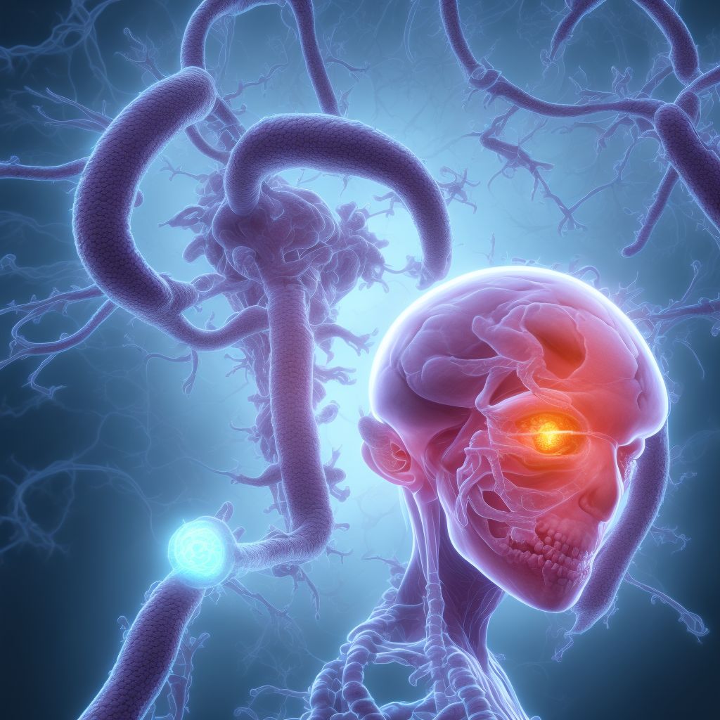 Maternal care for (suspected) central nervous system malformation or damage in fetus, microcephaly, fetus 2 digital illustration