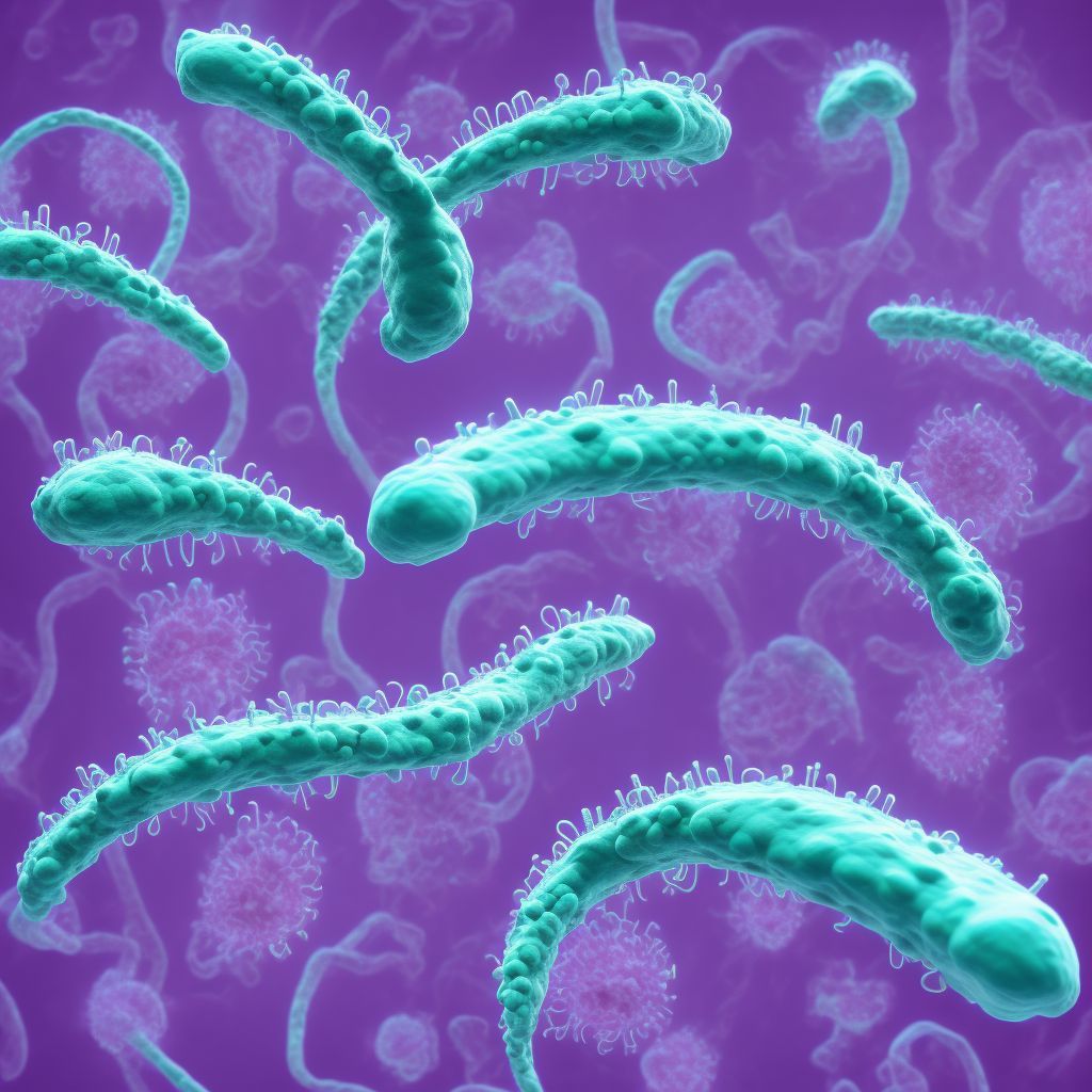 Maternal care for (suspected) chromosomal abnormality in fetus, unspecified, fetus 4 digital illustration