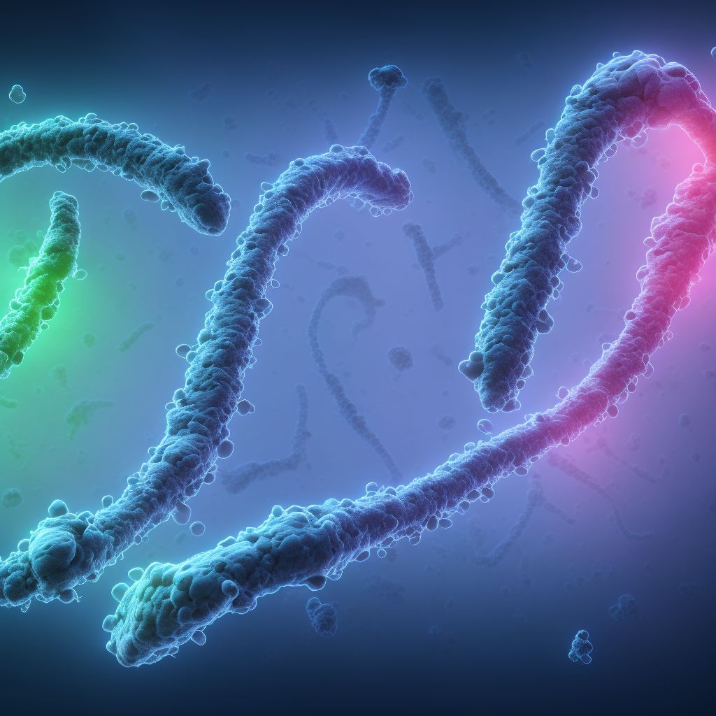 Maternal care for (suspected) chromosomal abnormality in fetus, Trisomy 18, fetus 2 digital illustration