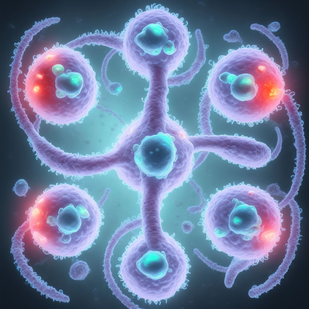 Maternal care for (suspected) chromosomal abnormality in fetus, Trisomy 18, fetus 3 digital illustration