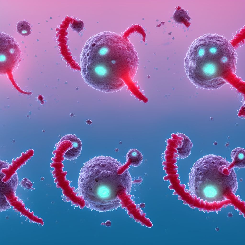 Maternal care for (suspected) chromosomal abnormality in fetus, Trisomy 21, fetus 1 digital illustration