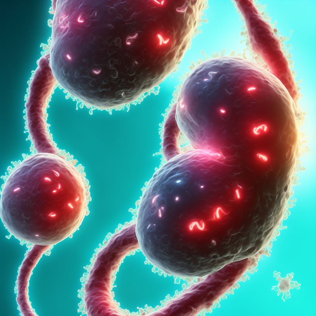 Maternal care for (suspected) chromosomal abnormality in fetus, other chromosomal abnormality, fetus 2 digital illustration