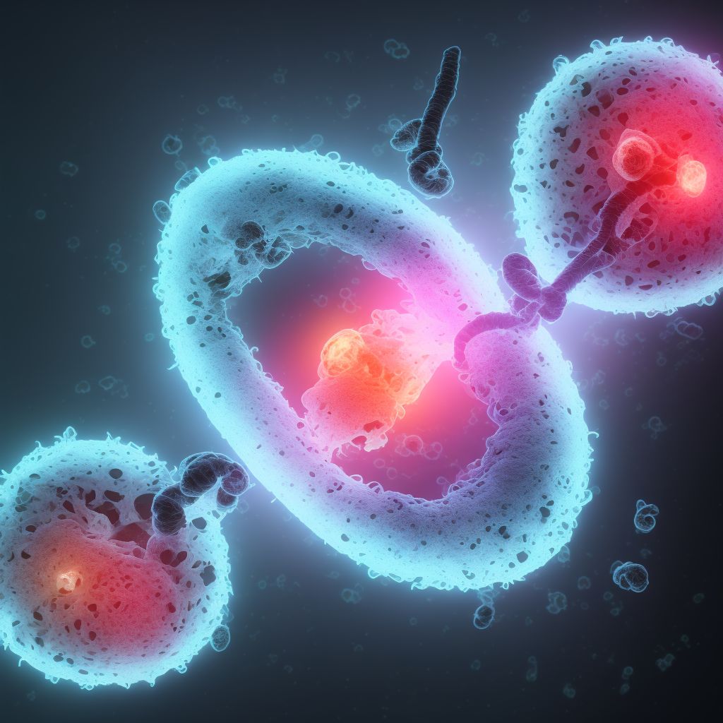 Maternal care for (suspected) chromosomal abnormality in fetus, fetus 1 digital illustration