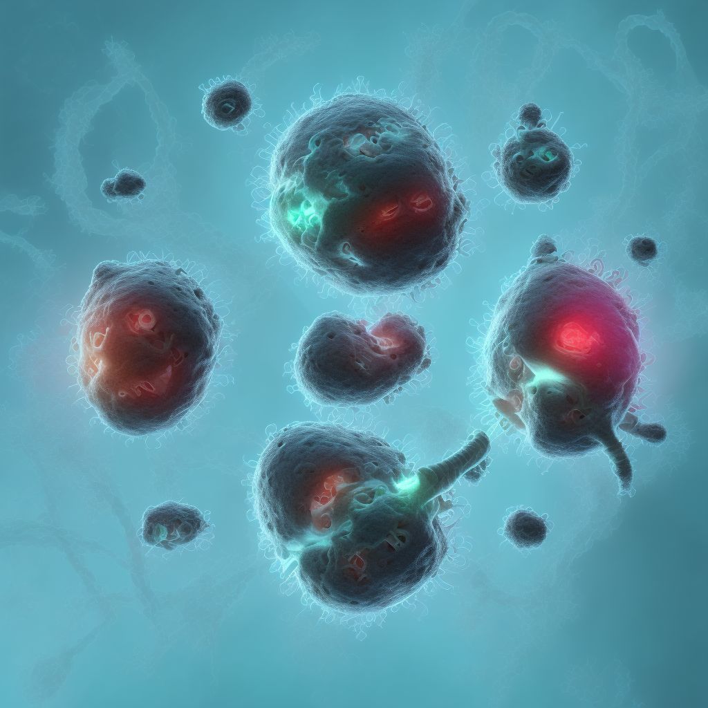 Maternal care for (suspected) chromosomal abnormality in fetus, fetus 3 digital illustration