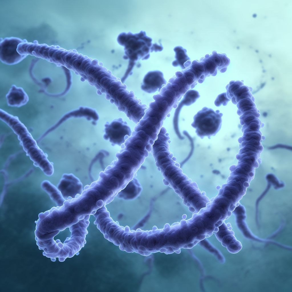 Maternal care for (suspected) chromosomal abnormality in fetus, fetus 4 digital illustration