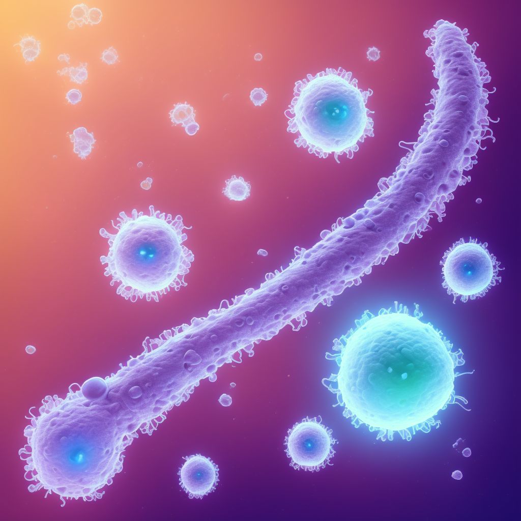 Maternal care for (suspected) chromosomal abnormality in fetus, fetus 5 digital illustration