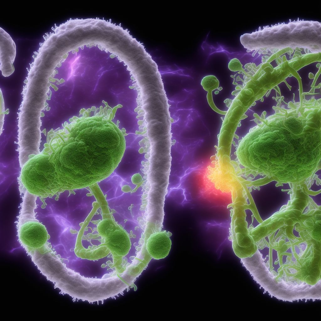 Maternal care for (suspected) hereditary disease in fetus, fetus 3 digital illustration