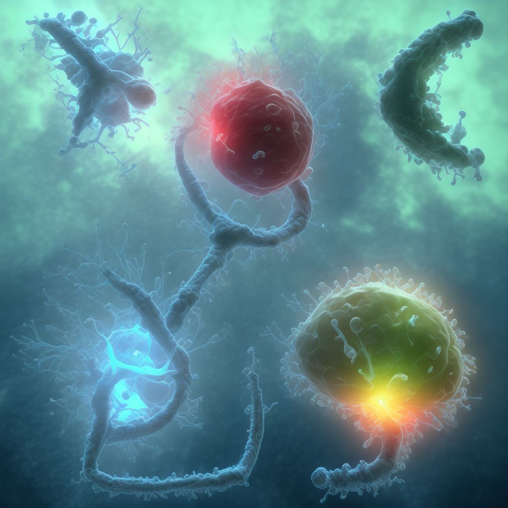 Maternal care for (suspected) hereditary disease in fetus, other fetus digital illustration