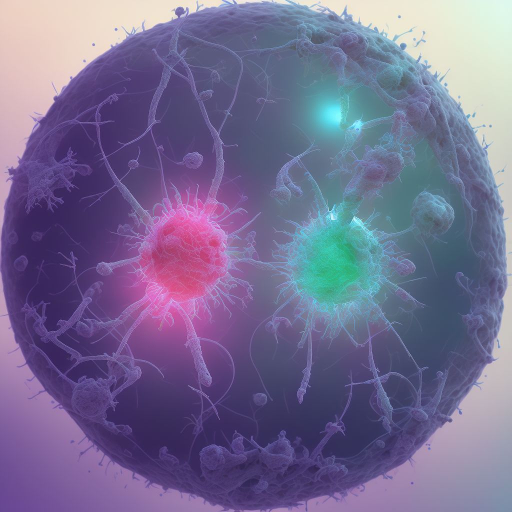 Maternal care for anti-D [Rh] antibodies, unspecified trimester, fetus 2 digital illustration