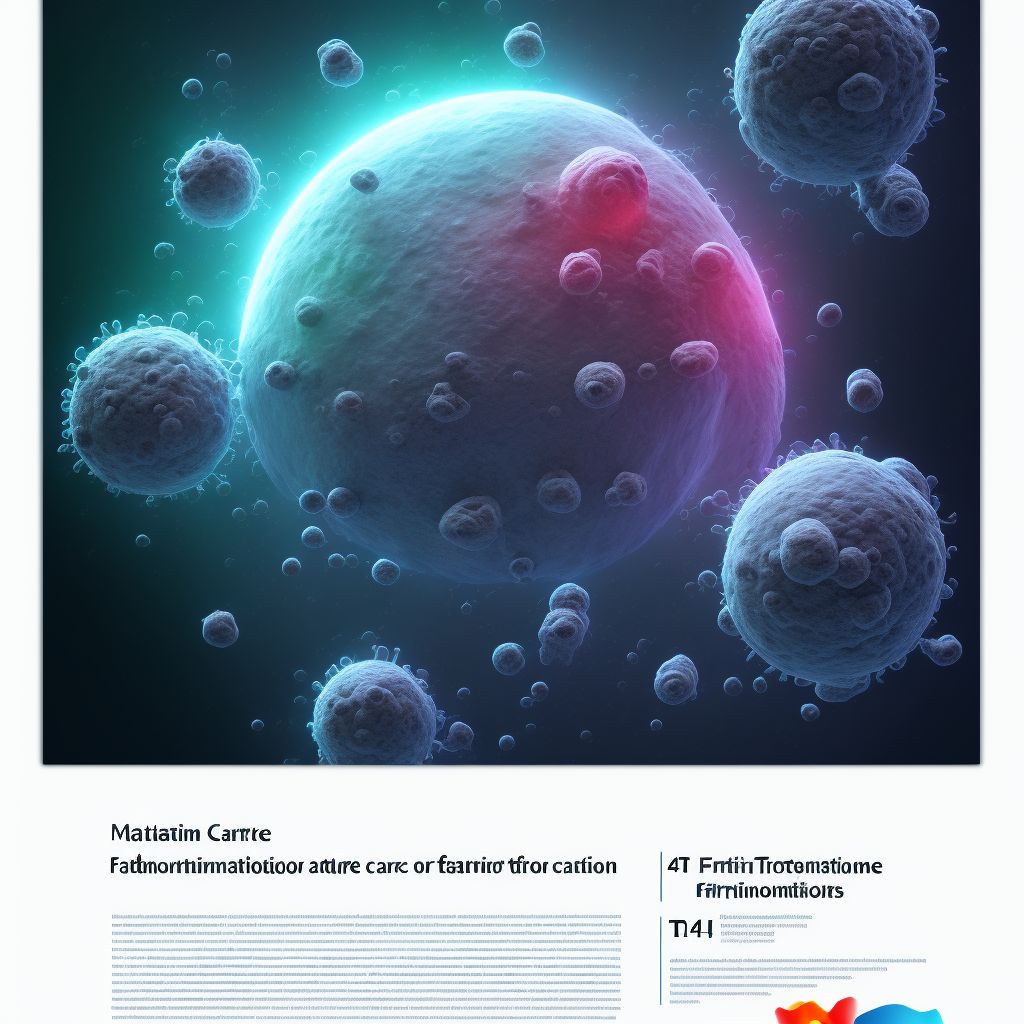 Maternal care for other isoimmunization, first trimester, fetus 4 digital illustration