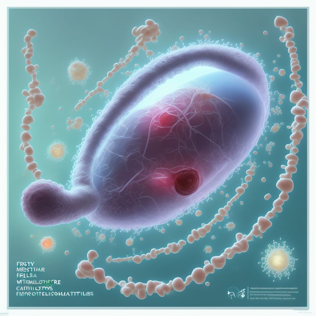 Maternal care for hydrops fetalis, first trimester, other fetus digital illustration