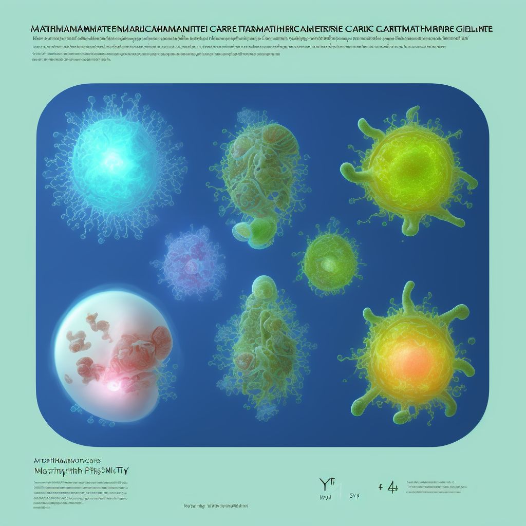 Maternal care for hydrops fetalis, third trimester, other fetus digital illustration