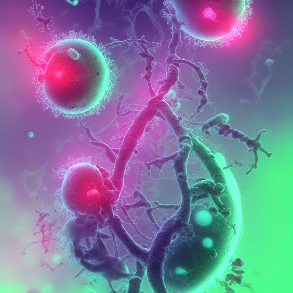 Maternal care for abnormalities of the fetal heart rate or rhythm, first trimester, fetus 4 digital illustration